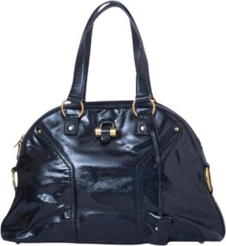 Saint Laurent Pre-owned Muse Bag - Dames - Vintage Handtas - Zwart - ONE Size - Leer - Vintage
