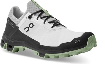On Cloudventure Peak Mens Trail Running Shoes, White/Black, 7