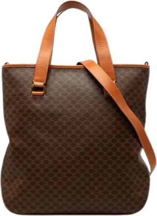 Celine Pre-owned Vintage Satchel - Dames - Vintage Shopper - Bruin - ONE Size - Vintage