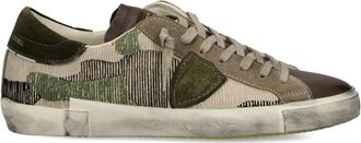 Philippe Model Sneakers con stampa camouflage - Marrone