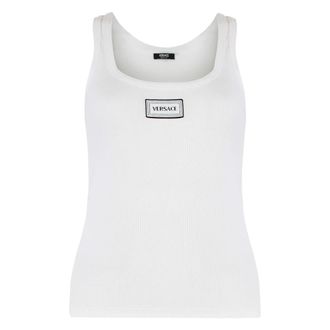 Versace Donna, Top, Bianco, S, new