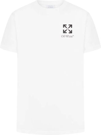 Off-white T-shirt con logo Arrow - Bianco