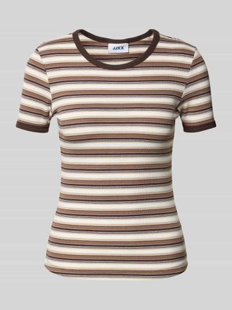 Jack & Jones T-Shirt mit Rundhalsausschnitt Modell FRANKIE in Hellbraun, Gr&ouml;&szlig;e XL