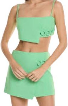 Alexis Clover Green Zola Top and Ravenna Skirt Set Size XS