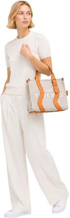 Marc Jacobs Womens Tote Bag Beige Cotton - Tote-Bags