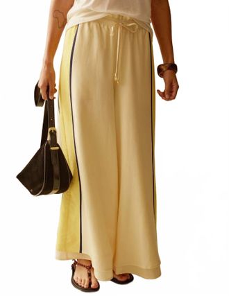 SANCIA The Sian Wide Leg Pant In Yellow