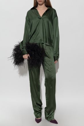 Tom Ford Silk Shirt, Womens, Green