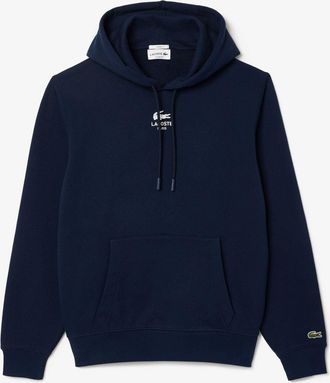 Lacoste Mens Hoodie in Blue - Size X-Small