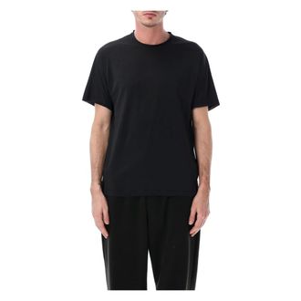 Yohji Yamamoto Running Short Sleeve Tee - - Tops - Uomo - Nero - S
