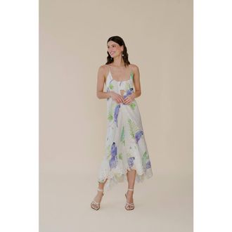 Guadalupe Design Parrot Dress in Cream at Nordstrom, Size X-Small