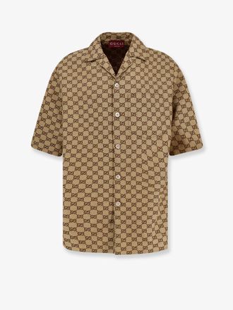 Gucci Camicia in tessuto GG - GUCCI - gender_Man