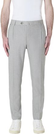 GTA Grey Pantaloni Slim Fit Tailored Pants