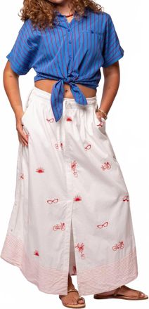 Ciebon Womens Picnic Perfect Skirt In Cream