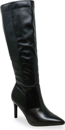 Chase + Chloe by Intouch Footwear Knee High Boot in Black Pu at Nordstrom Rack, Size 11