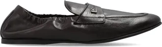 Dolce & Gabbana Schoenen, Heren, Bruin, 42 1/2 EU, Leer, Leren Loafers