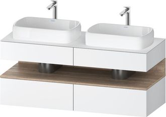 Duravit Qatego Consola Mueble Bajo Lavabo, 2 Extensiones, 2 - Duravit