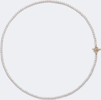 David Yurman Collana Pearl Classics Petite in oro 18kt con perle dacqua dolce e diamanti