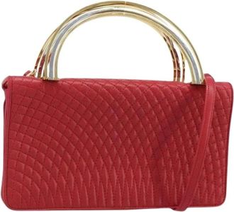 Bally Pre-owned Handtas - Dames - Vintage Handtas - Rood - ONE Size - Leer - Vintage