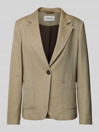 More & More More & More Regular Fit Blazer mit Viskose-Anteil in Gruen, Gr&ouml;&szlig;e 36