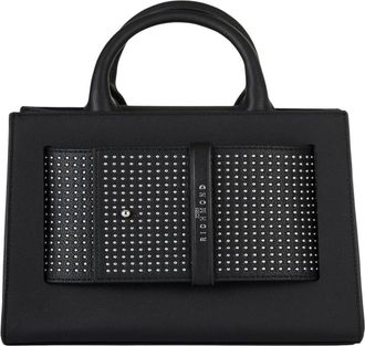 John Richmond Tote Bag met Stevige Handvatten - Dames - Shoppers - Zwart - ONE Size - Leer - Tassen