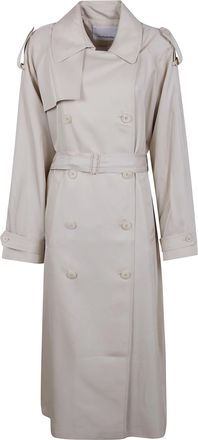 Frankie Shop Veyron Fluid Twill Trench Coat