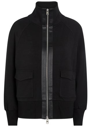 Varley Roxbury Stretch-jersey Sweatshirt - Black - S (UK8-10 / S)