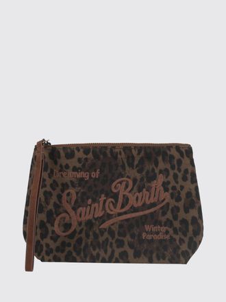 MC2 Saint Barth Mini borsa a mano Aline in cotone cerato con motivo tartan