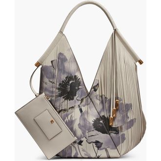 DKNY Baldwin Large Floral Lasercut Shoulder in Bone at Nordstrom