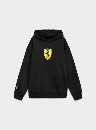 Puma Mens Ferrari logo hoodie PUMA x Scuderia Ferrari collection