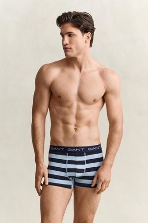 GANT Men 3-Pack Striped Trunks (XXXL) SKY BLUE