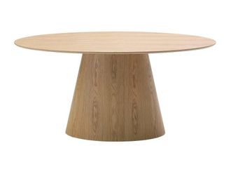 Vente-Unique 6 - Seater MDF Dining Table - Light Natural - ANTELADA in Light Oak