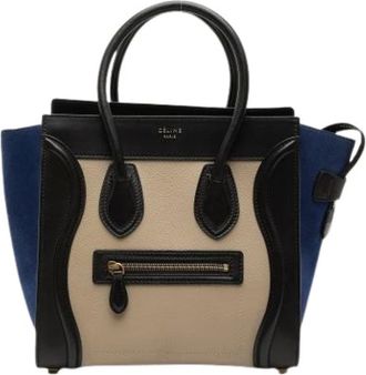 Celine Pre-owned Handbags, female, Multicolor, Size: ONE SIZE Pre-owned The Luggage Tote