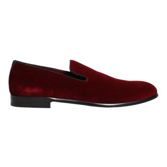 Dolce & Gabbana Loafers Geklede Schoenen - Heren - Loafers - Bruin - 40 EU - Katoen - Schoenen
