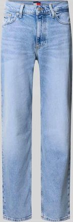 Tommy Jeans Slim Fit Straight Leg Jeans aus Baumwollmix Modell RYAN in Hellblau, Größe 30/30