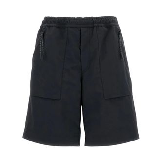Moncler Training Shorts, male, Black, Size: M Grenoble Shorts