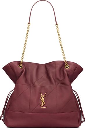 Saint Laurent Jamie gewatteerde schoudertas met ketting - Rood