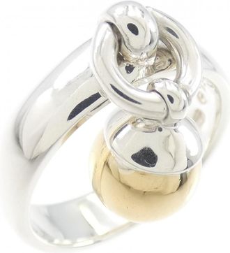 Tiffany & Co. Yellow Gold (18K) Silver 925 Band Ring (Pre-Owned)