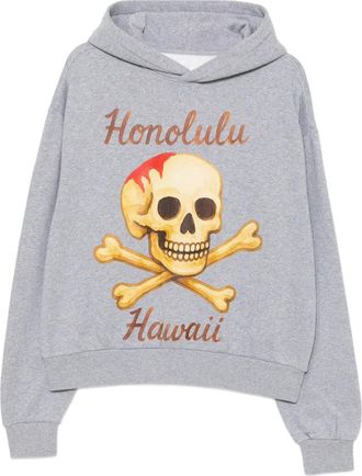 Melt Hoodie met print - Grijs