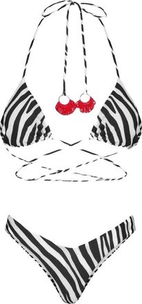 F**k Bikinis - Dames - Bikinis - Zwart - L - Badmode