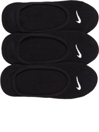 Nike 3-Pack No-Show Socks in Black/White at Nordstrom Rack, Size Large