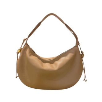 Coccinelle Schoudertas - Dames - Tassen - Beige - Maat: ONE Size Leer