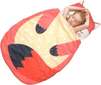 OEM Saco De Dormir Infantil 3 En 1, Dise&ntilde;o De Zorro Rojo, 87 Cm X 58 Cm, Unisex