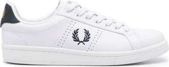 Fred Perry B721 leather sneakers - men - Rubber/Fabric/Calf Leather - 9.5 - White