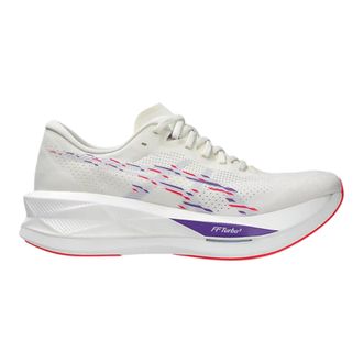 Asics SONICBLAST Running Shoes in Cream/Blue Fade Men