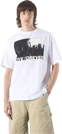 Pretty Green Live Forever T-shirt voor heren (Wit)