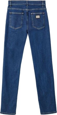 Dolce & Gabbana Mens Blue Cotton Skinny Jeans Clothing