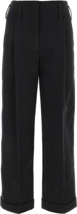 Philosophy di Lorenzo Serafini Stijlvolle broek voor een fashion statement - Dames - Straight fit broeken - Grijs - XS - Polyester - Broeken