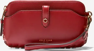Cole Haan Womens Isabella Wristlet - Red