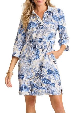 Tommy Bahama Botanical Breeze Shift Dress in Coconut at Nordstrom, Size X-Small
