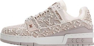 Louis Vuitton (WMNS) LOUIS VUITTON LV Trainer Sneaker Beige 1AKG4F